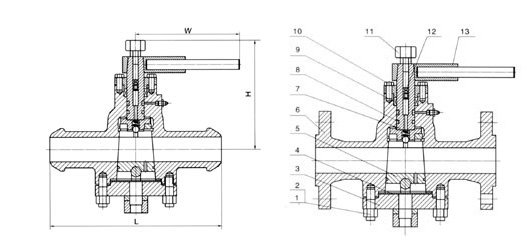 美标壓力平衡(heng)式倒裝油密封(fēng)旋塞閥