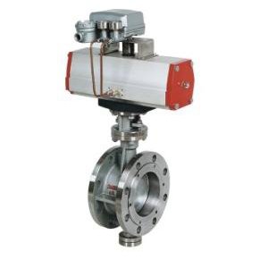 D643H氣動(dòng)法蘭式彈(dan)性硬密封(feng)蝶閥